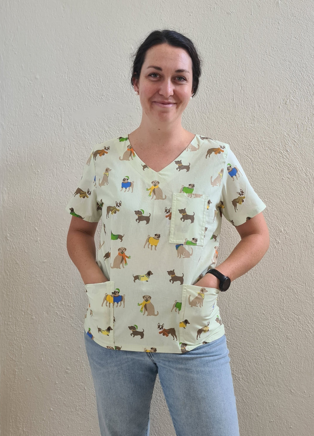 Doggo Scrub Top